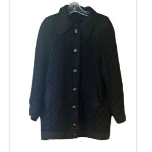 Vintage Donegal Design Mohair Coat, Size M